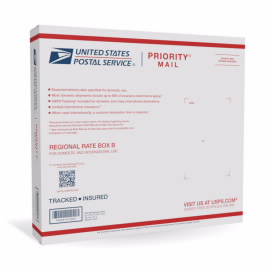 Caja con tarifa regional para Priority Mail - B2