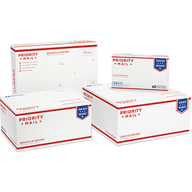 Imagen de Suministros para Envíos Gratuitos de Paquete Variado de Priority Mail Flat Rate